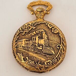 Vintage Milan Men's gold tone Pocket Watch